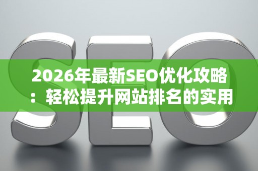2026年最新SEO优化攻略：轻松提升网站排名的实用技巧