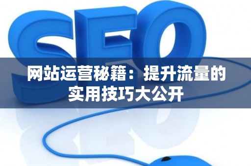 网站运营秘籍：提升流量的实用技巧大公开