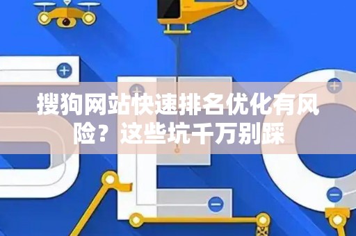 搜狗网站快速排名优化有风险？这些坑千万别踩