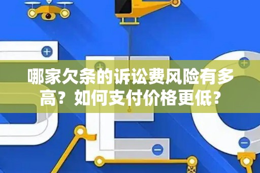 哪家欠条的诉讼费风险有多高？如何支付价格更低？