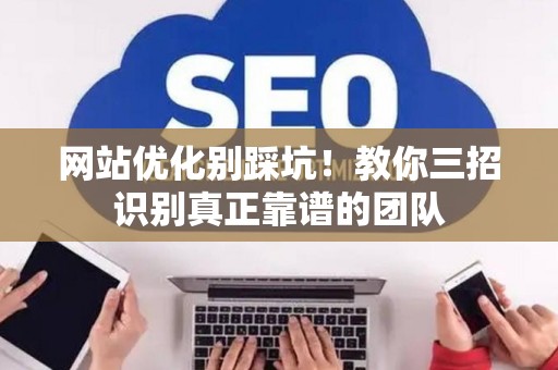 网站优化别踩坑！教你三招识别真正靠谱的团队